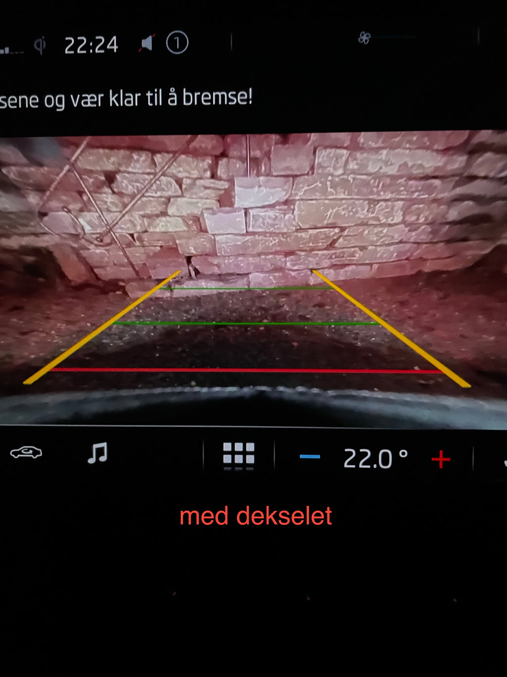 Kamera deksel til Skoda/WV
