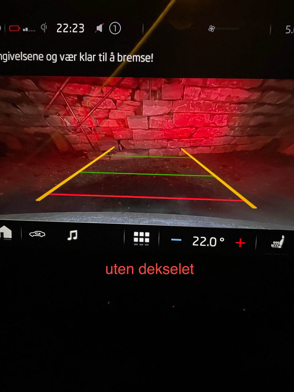 Kamera deksel til Skoda/WV